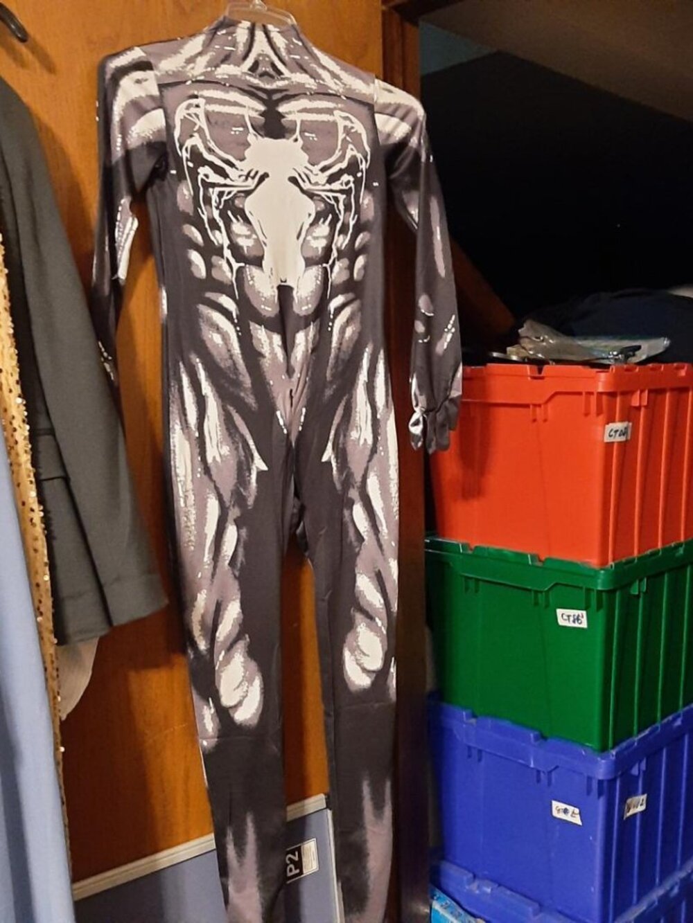 NEW ! Kid Marvel Venom Costume Size US 8-10/140, 9-10 Years Old